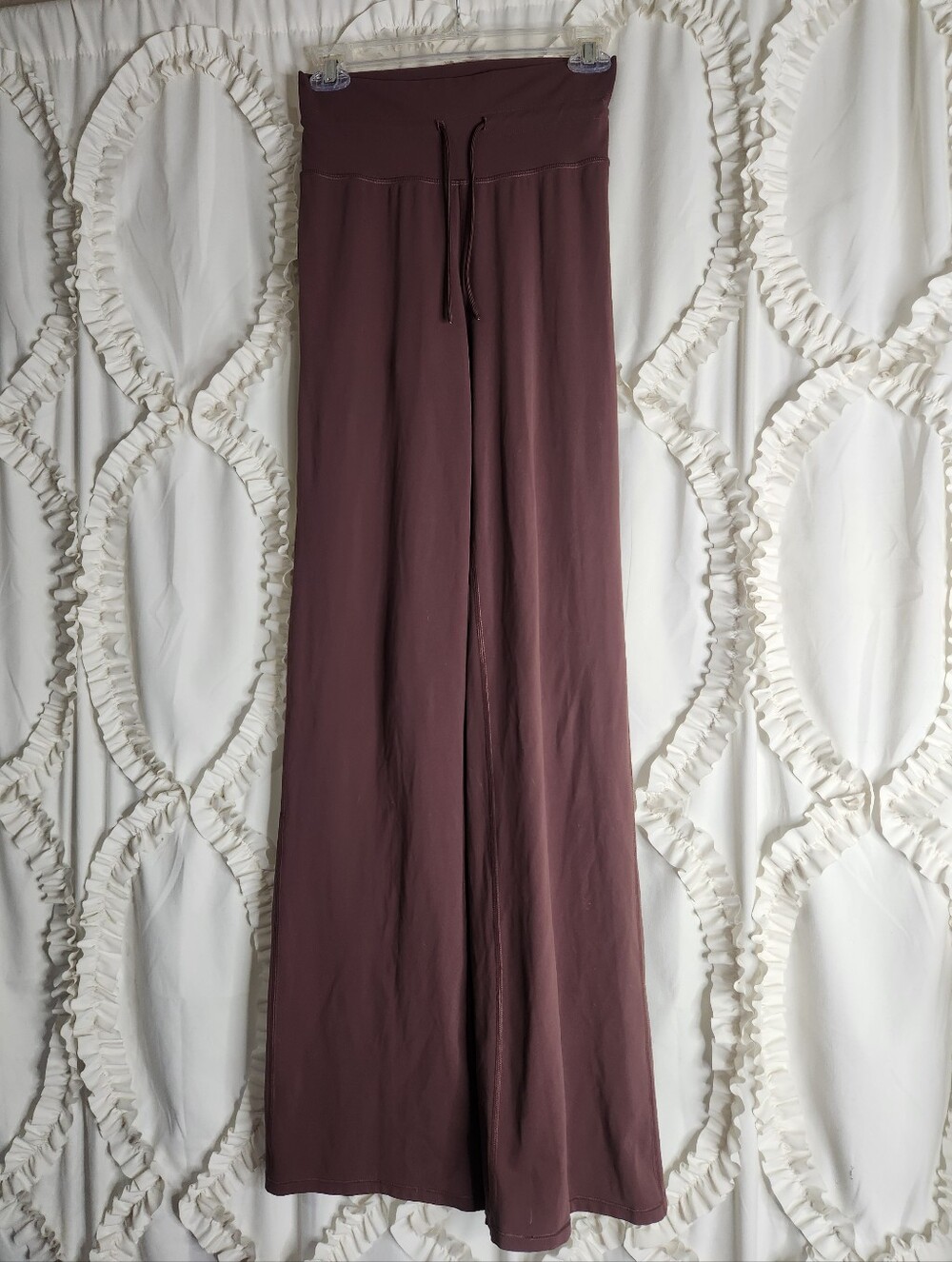 Vuori Daily Legging Wide Leg Yoga Pant Brown Sz XS - Picture 2 of 7
